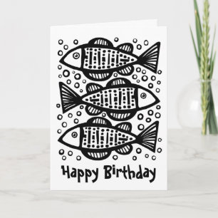 Carte Trois poissons