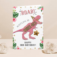 Trois Rex Dinosaur 3e anniversaire