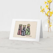 Carte Trois rois (Fleur jaune)