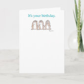 CARTE TROIS SINGES (Devant)