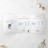 Carte Trois Volets Animaux de compagnie promotionnels (Intérieur)