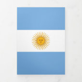 Carte Trois Volets Argentina flag (Page de couverture)