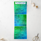 Carte Trois Volets Calendrier Éthiopie (Intérieur)