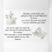 Carte Trois Volets Carte de fête de la mère (du fils) (Intérieur au milieu)