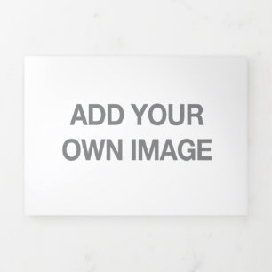 Carte Trois Volets Carte de pliage à trois lettres d'image