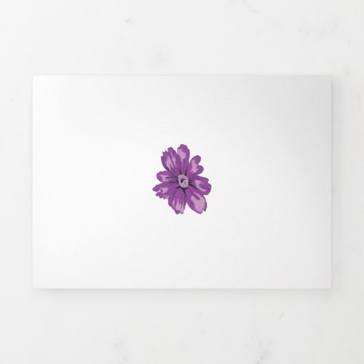 Carte Trois Volets Carte pliée à trois lettres (Page de couverture)