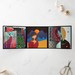 Carte Trois Volets Chansons pour femmes