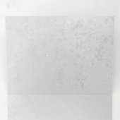 Carte Trois Volets Composition des White and Blue Butterflies (Intérieur en premier)