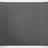 Carte Trois Volets Create Your Own elegant dark gray (Intérieur au milieu)