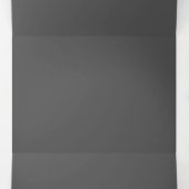 Carte Trois Volets Create Your Own elegant dark gray (Intérieur au milieu)