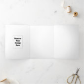 Carte Trois Volets Create Your Own white  (Intérieur)