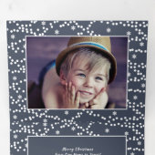 Carte Trois Volets Crois à la magie de Noël. Multiphoto (Intérieur en premier)