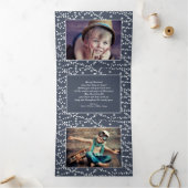 Carte Trois Volets Crois à la magie de Noël. Multiphoto (Intérieur)