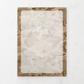 Carte Trois Volets Déguisement Désert, Militaire, Armée (Page de couverture)