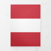 Carte Trois Volets Drapeau autrichien (Page de couverture)