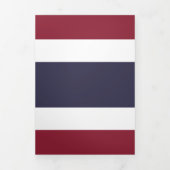 Carte Trois Volets Drapeau de Thaïlande (Page de couverture)