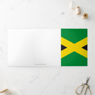 Carte Trois Volets Drapeau jamaïcain