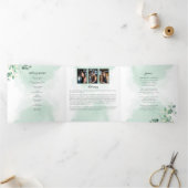 Carte Trois Volets En Mémoire Amoureuse Eucalyptus Services de verdur (Intérieur)