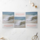 Carte Trois Volets Entreprise rouge fiable (Intérieur)