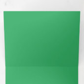 Carte Trois Volets Ferne, Vert grenouille, Gulf Stream, (Intérieur en premier)