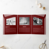 Carte Trois Volets Formes plates d'entreprise Impacty Bordeaux (Intérieur)