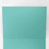 Carte Trois Volets Glacier, Gulf Stream, Gum Leaf, (Intérieur en premier)