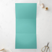Carte Trois Volets Glacier, Gulf Stream, Gum Leaf, (Intérieur)