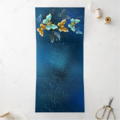 Carte Trois Volets Golden butterflies (Intérieur)