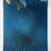 Carte Trois Volets Golden butterflies (Intérieur au milieu)