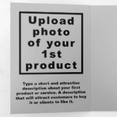 Carte Trois Volets Gray St. Patrick's Day Business Trifold Card (Intérieur en premier)