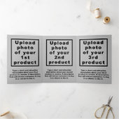 Carte Trois Volets Gray St. Patrick's Day Business Trifold Card (Intérieur)