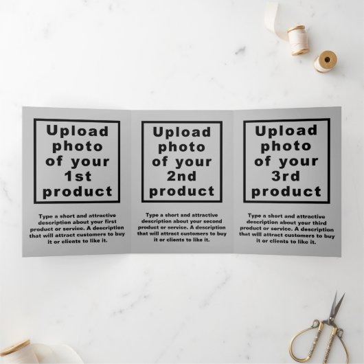 Carte Trois Volets Gray St. Patrick's Day Business Trifold Card (Intérieur)