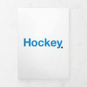 Carte Trois Volets Hockey (Page de couverture)