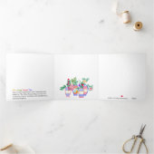 Carte Trois Volets Jardin des fleurs Mah Jongg (Intérieur)