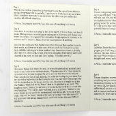 Carte Trois Volets Jésus rend la prière catholique Novena (Intérieur en premier)