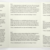 Carte Trois Volets Jésus rend la prière catholique Novena (Intérieur au milieu)