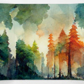 Carte Trois Volets La forêt (nature) (Intérieur au milieu)