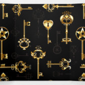 Carte Trois Volets Les Patters de Seamless avec Golden Keys (Intérieur au milieu)