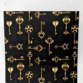 Carte Trois Volets Les Patters de Seamless avec Golden Keys (Intérieur en premier)