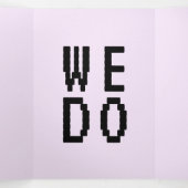 Carte Trois Volets Lilac Lavender Gamer Formellement minimal que nous (Intérieur au milieu)