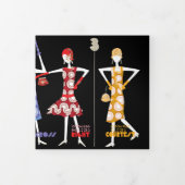 Carte Trois Volets Mah Jongg Charleston/Carrelage américain Tri-fold  (Protection)