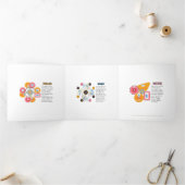 Carte Trois Volets Mah Jongg Winds Trifold Card (Intérieur)