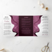 Carte Trois Volets Maquillage | Salon Lashes | Salon coiffeur (Intérieur)