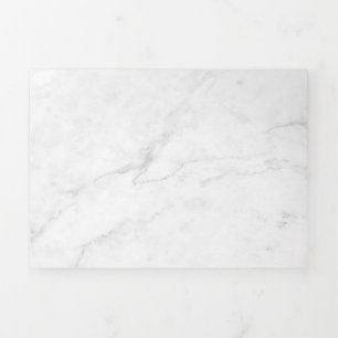 Carte Trois Volets Marbre Blanc