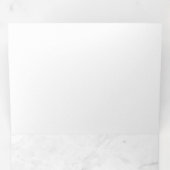 Carte Trois Volets Marbre Blanc (Intérieur en premier)