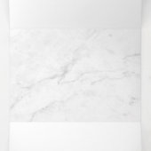 Carte Trois Volets Marbre Blanc (Intérieur au milieu)