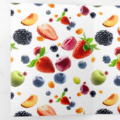 Carte Trois Volets Mélanger les fruits (Intérieur en premier)