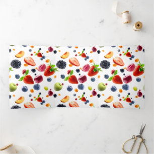 Carte Trois Volets Mélanger les fruits