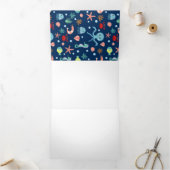 Carte Trois Volets Monde marin (Intérieur)