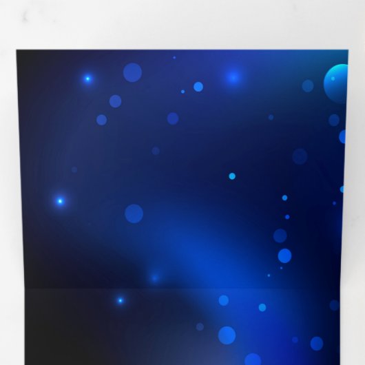 Carte Trois Volets Morpho Butterfly in the Dark Background (Intérieur en premier)